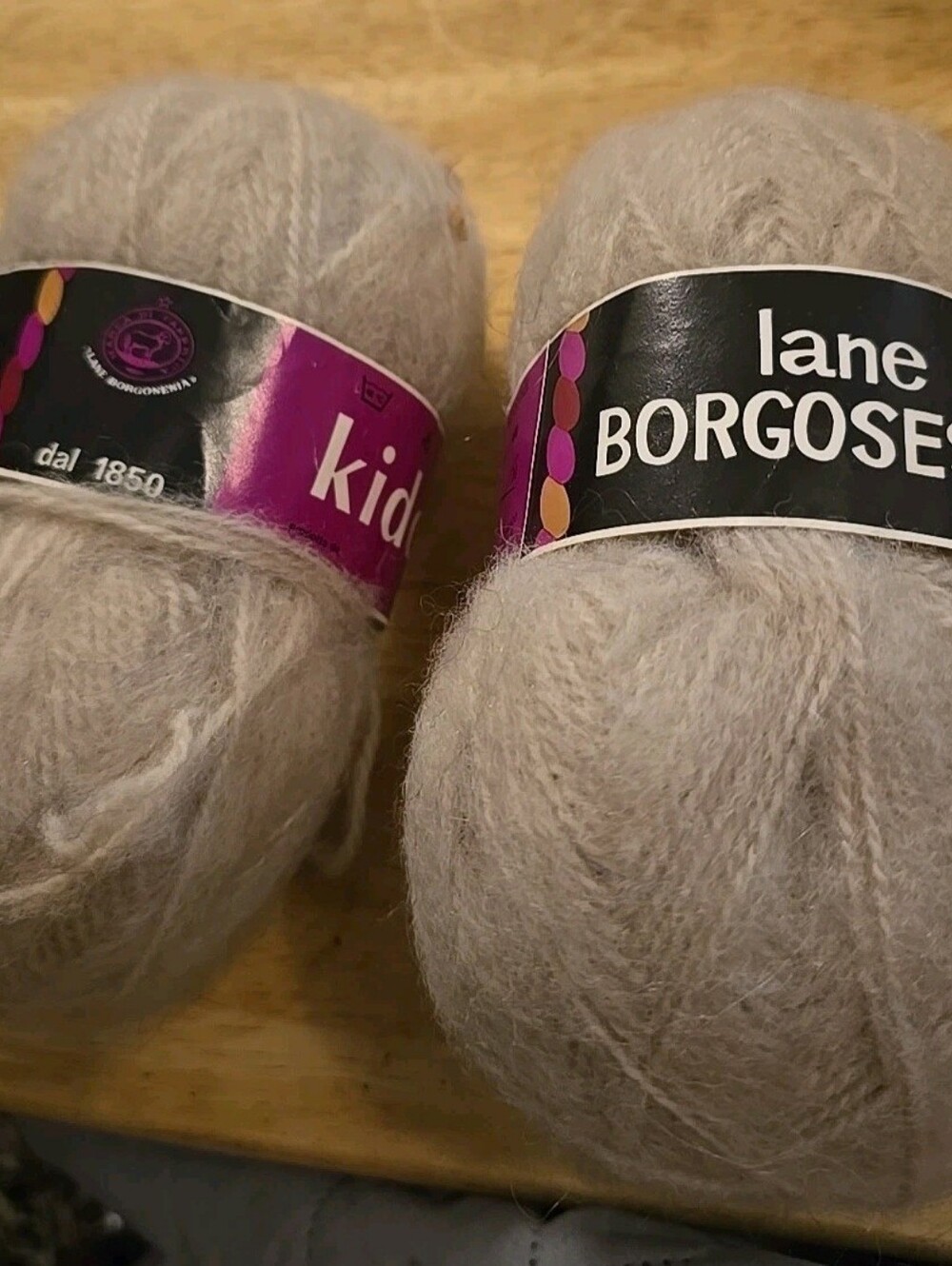 2 Lane Borgosesia Mohair Yarn Skeins